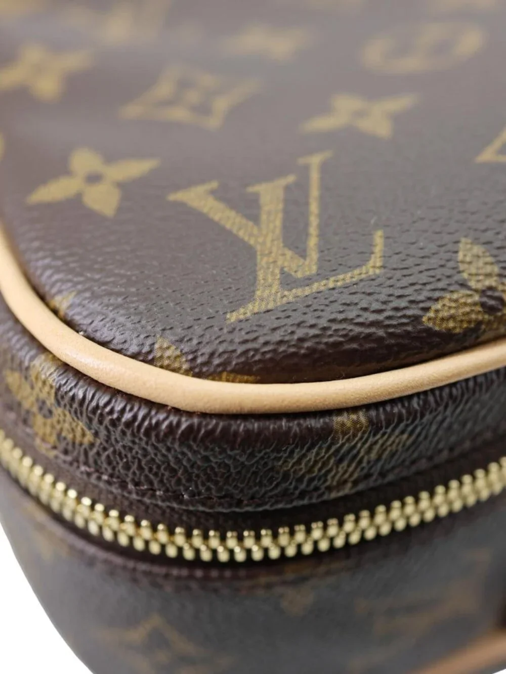 Louis Vuitton 2 Hangers Monogram Canvas Garment Cover Bag Brown
